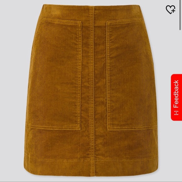 UNIQLO Corduroy Skirt size 2 - Picture 1 of 8